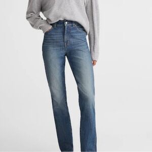 Madewell Perfect Vintage Jeans Medium Wash Straight/Slim High Waist